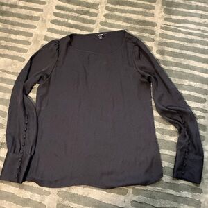 Express Black Long Sleeve Blouse